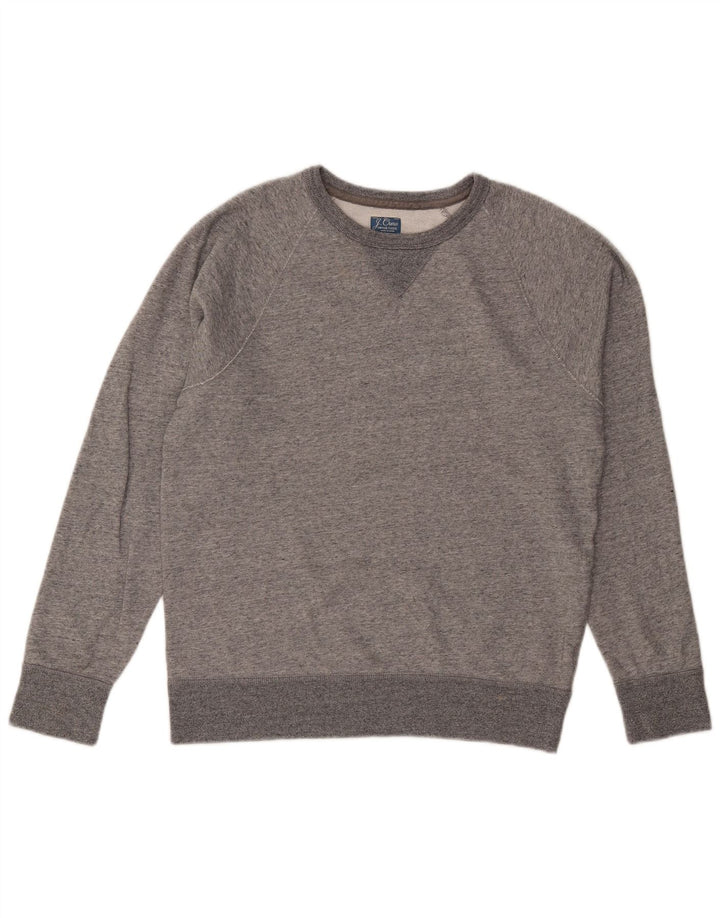 J. Crew Sudadera con Capucha para Hombre Jersey pequeño de algodón moteado en Gris