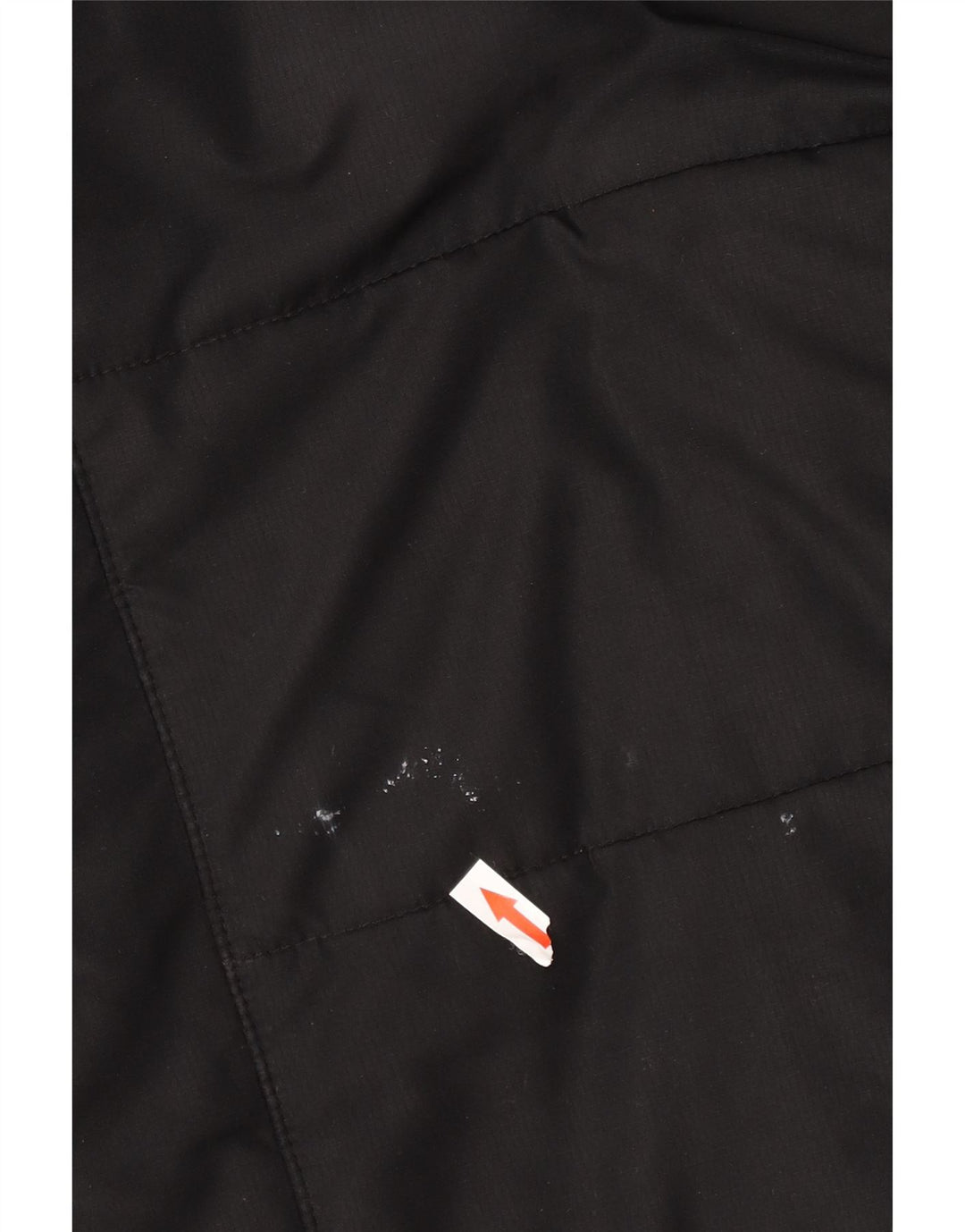 Jack Wolfskin Abrigo acolchado con capucha para mujer UK 12/14 Mediano Negro Poliéster