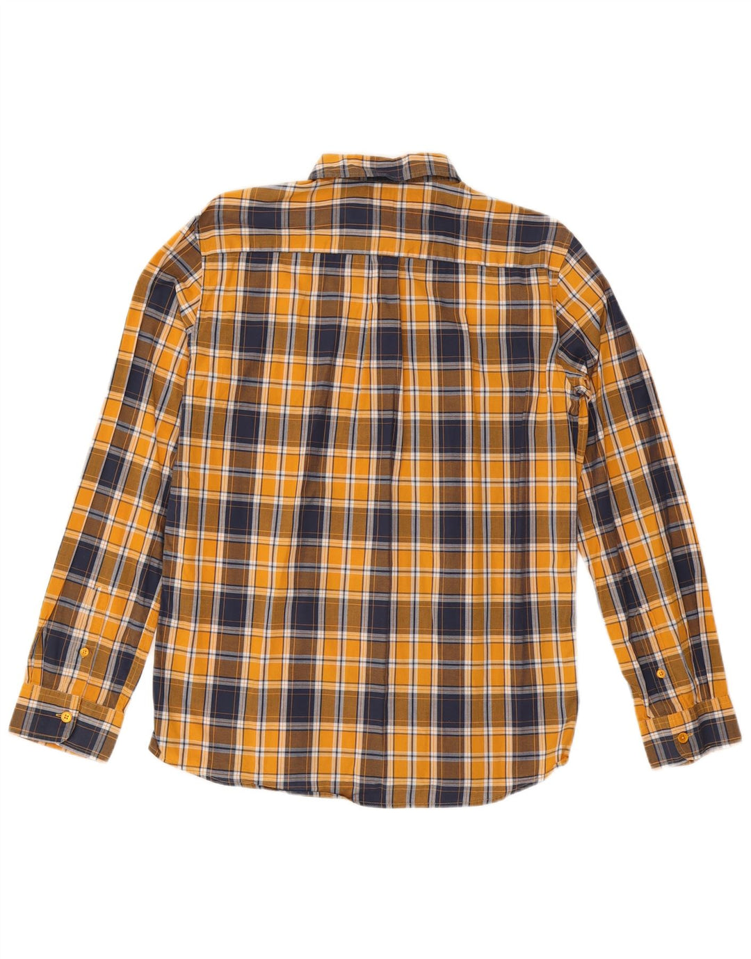 Wrangler Camisa Regular Fit De Algodón A Cuadros Amarillo Medio Hombre