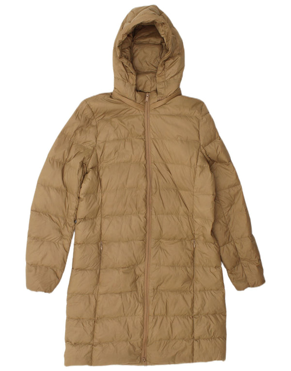 Marks & Spencer Abrigo acolchado extragrande con capucha para mujer UK 10 Small Beige