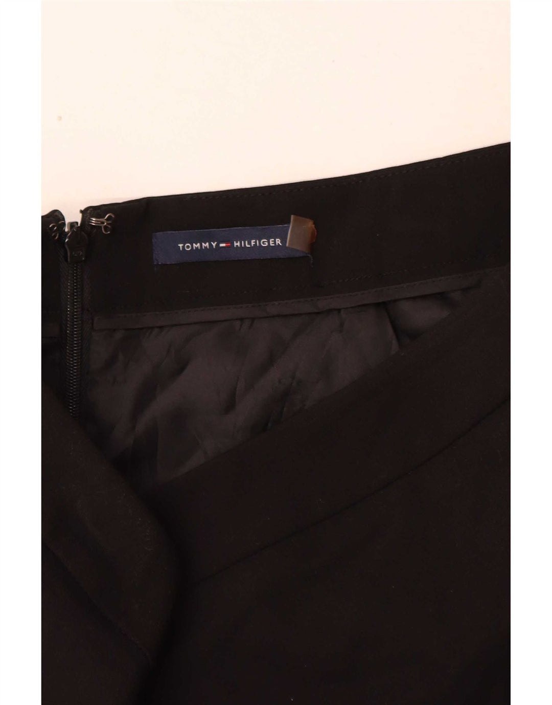 Falda Lápiz Tommy Hilfiger Mujer W28 Mediana Negra