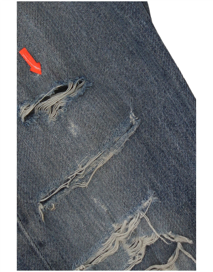 Levi's Jeans rectos desgastados 505 para hombre W33 L30 Algodón azul