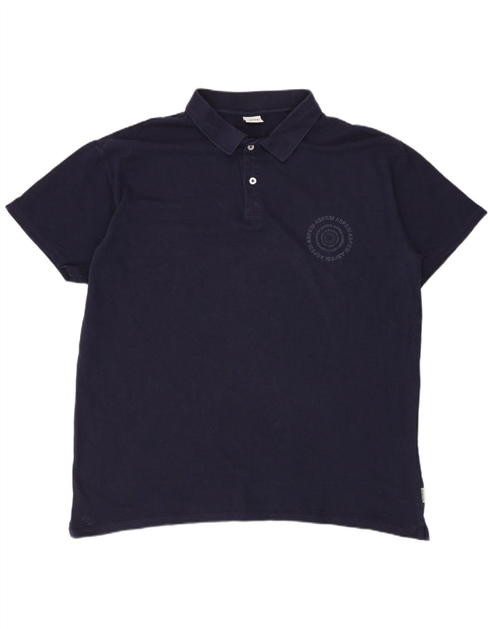 ASPESI Polo Hombre 2XL Azul Marino Algodón