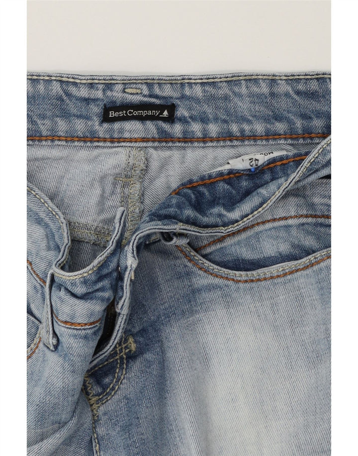 BEST COMPANY Womens Denim Shorts IT 42 Medium W30 Blue Cotton Vintage Best Company and Second-Hand Best Company from Messina Hembry 
