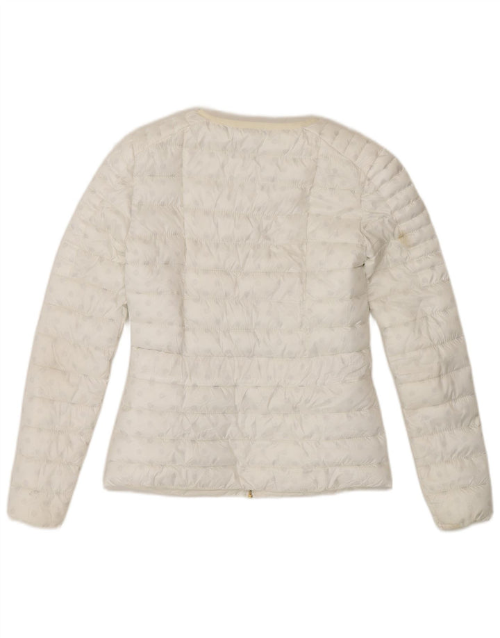 Guess Chaqueta acolchada para mujer UK 6 XS Poliéster con lunares blancos
