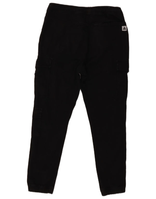Zara Hombre Joggers Pantalones Cargo Medianos W31 L27 Negro