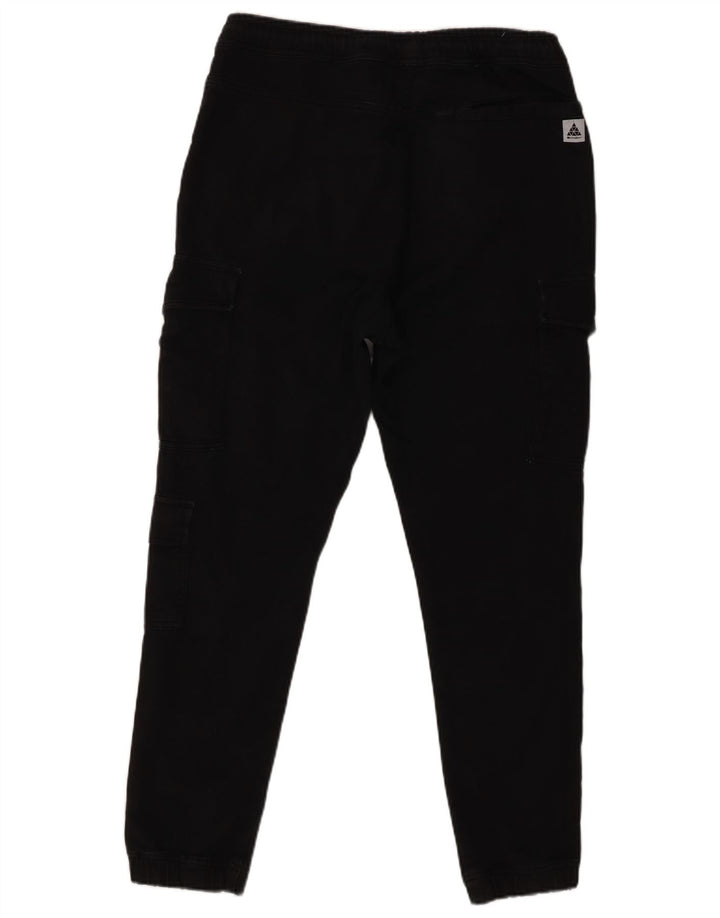 Zara Hombre Joggers Pantalones Cargo Medianos W31 L27 Negro