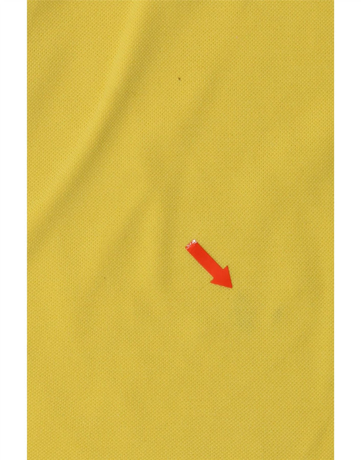LACOSTE Mens Polo Shirt Size 4 Medium Yellow Cotton Vintage Lacoste and Second-Hand Lacoste from Messina Hembry 