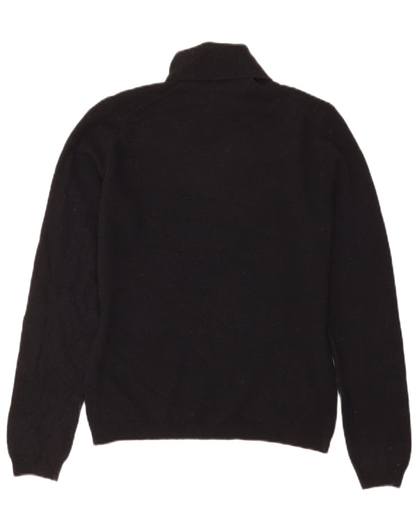 Benetton Jersey De Cuello Vuelto Para Mujer UK 42 Medium Negro