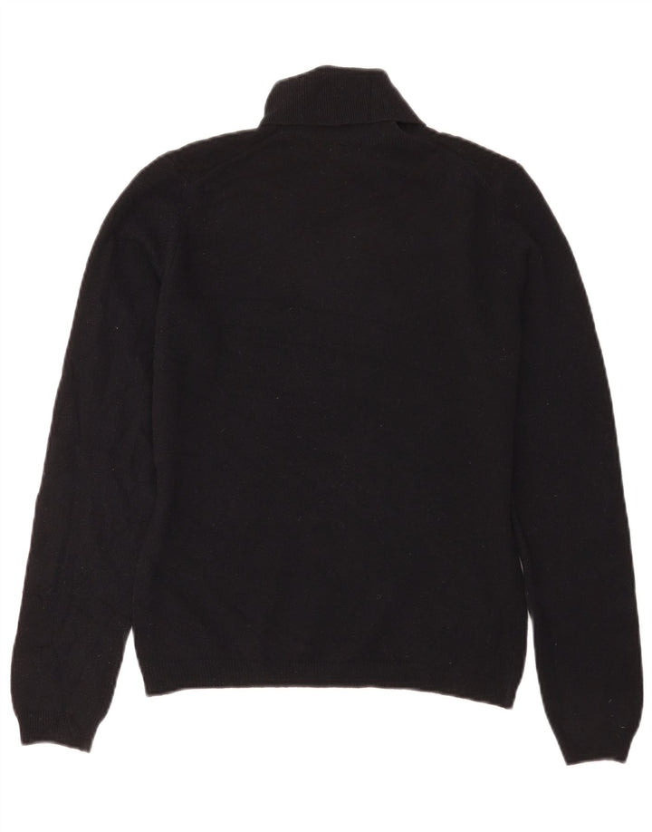 Benetton Jersey De Cuello Vuelto Para Mujer UK 42 Medium Negro