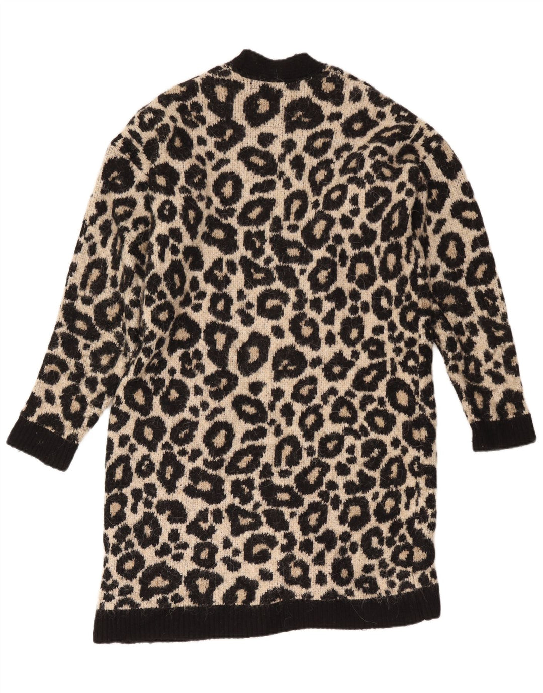 Superdry Cárdigan largo extragrande para mujer, talla 40, color negro