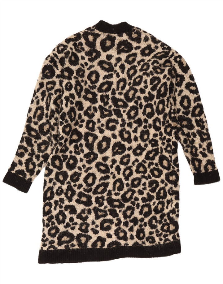 Superdry Cárdigan largo extragrande para mujer, talla 40, color negro
