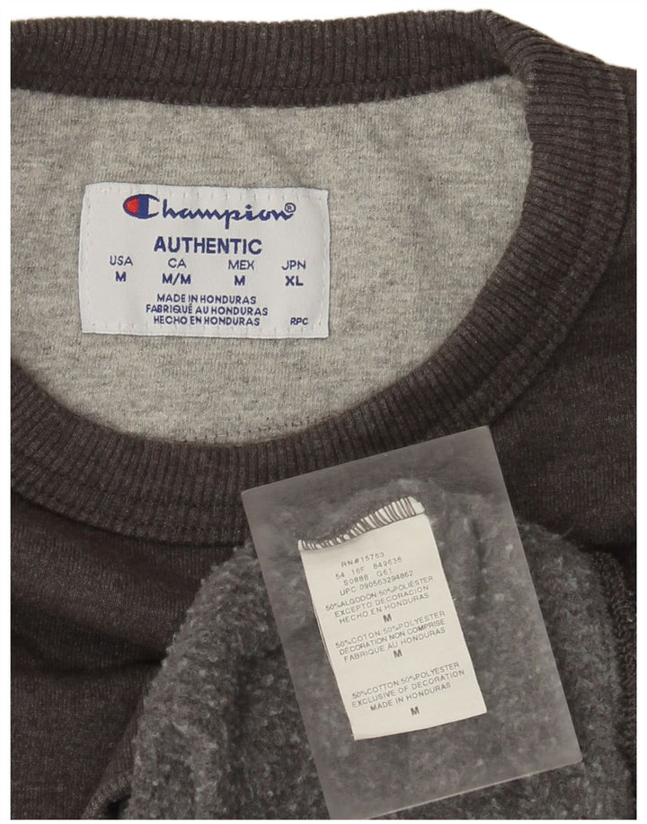 Champion Sudadera Jumper Gris Medio De Algodón Moteado