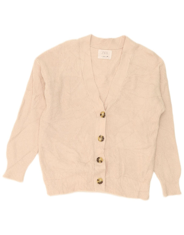 Zara Jersey Niña 13-14 Años Viscosa Beige