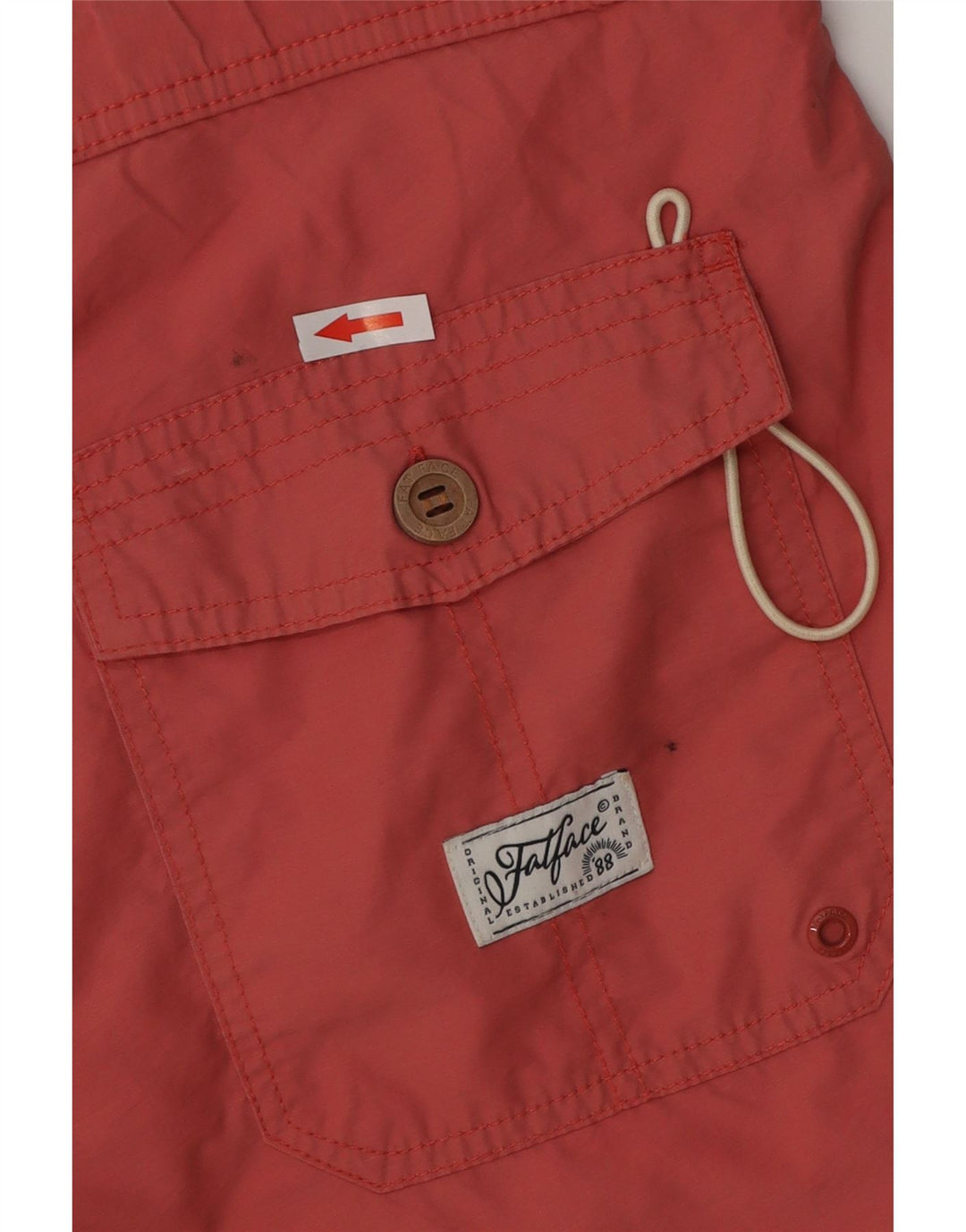 Bañador para hombre Fat Face Small Rojo Poliéster