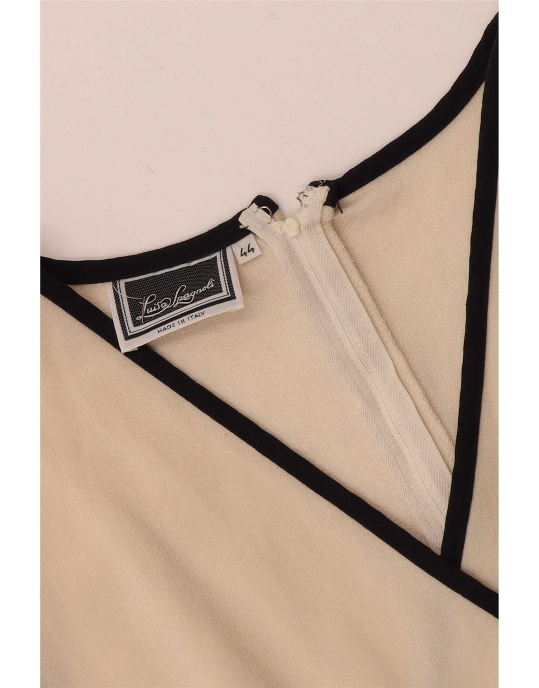 Luisa Spagnoli Vestido tubo sin mangas para mujer IT 44 Medium Black