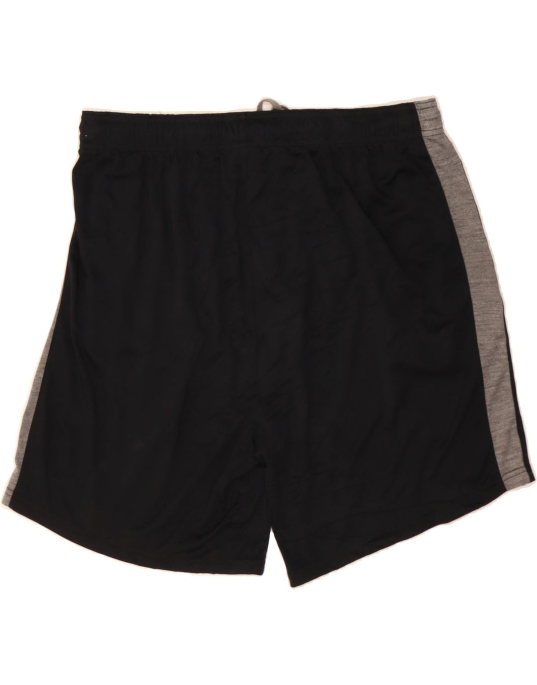 REEBOK Mens Sport Shorts 2XL Black Colourblock Polyester Vintage Reebok and Second-Hand Reebok from Messina Hembry 