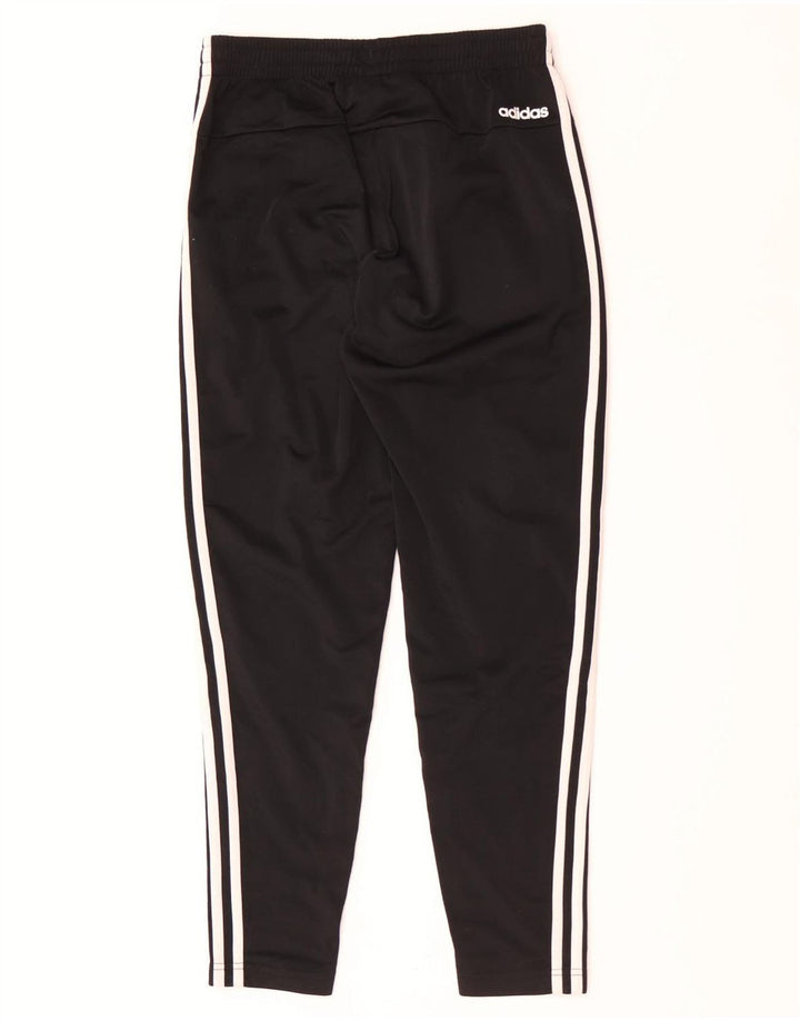 Adidas Pantalones de chándal para mujer UK 8/10 Small Negro Poliéster