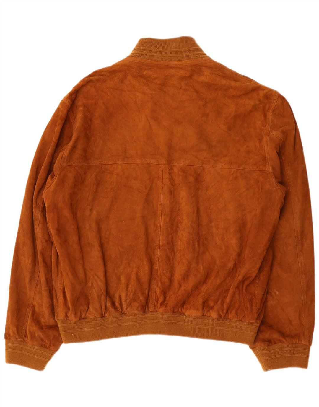 Vintage hombres ante bomber chaqueta IT 56 3XL cuero marrón