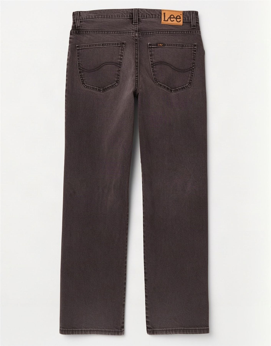 Lee Vaqueros Rectos Brooklyn para Hombre W33 L31 Algodón Negro