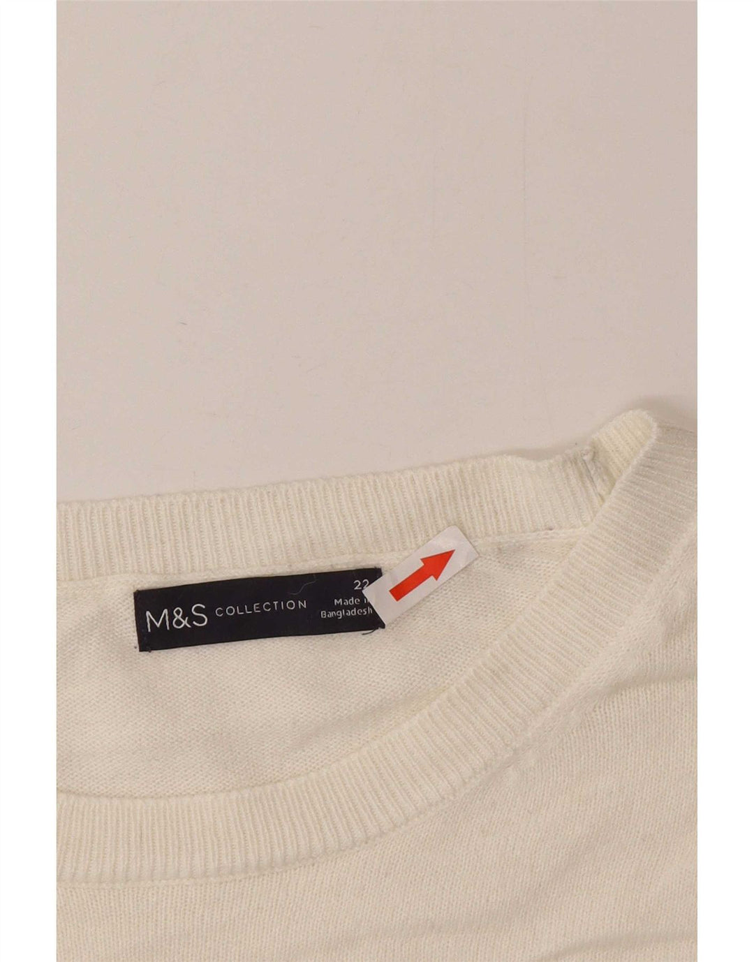 Marks & Spencer Suéter de Cuello Redondo para Mujer UK 22 2XL Multicolor