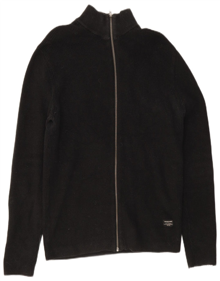Jack & Jones Cárdigan Hombre XL Algodón Negro