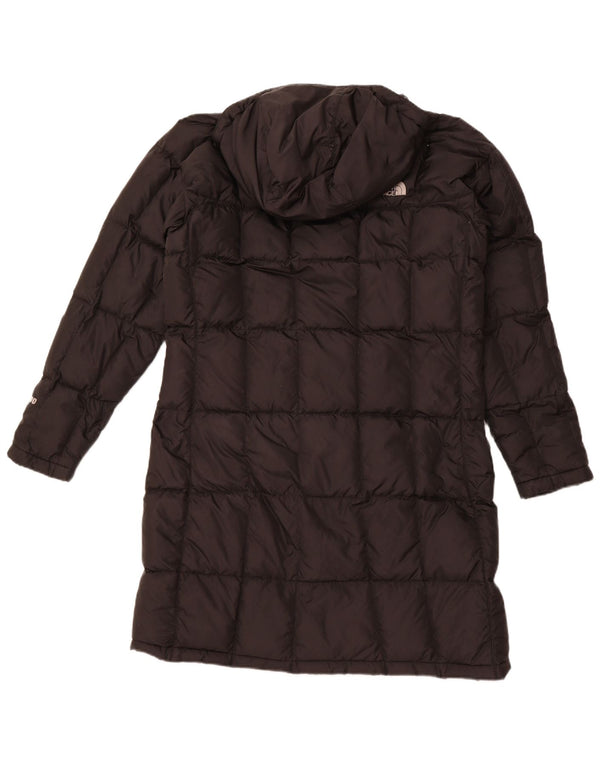THE NORTH FACE Abrigo acolchado con capucha para mujer UK 40 Large Nylon negro