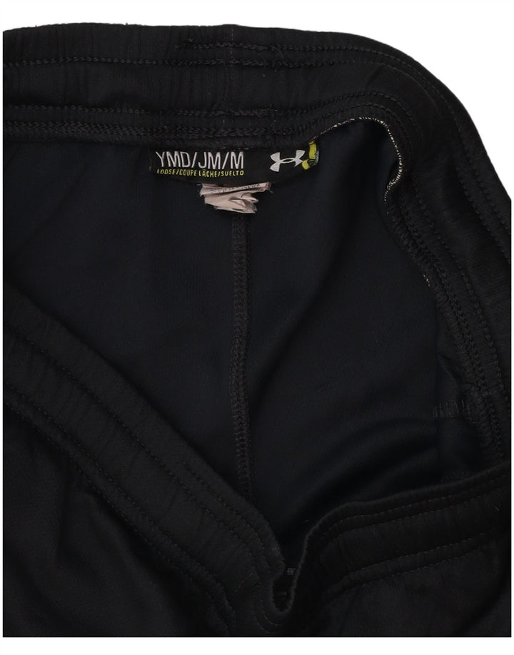 UNDER ARMOUR Pantalones cortos deportivos para niño 9-10 años Mediano Negro Poliéster