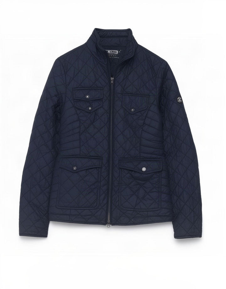 Barbour Chaqueta acolchada para mujer UK 10 Small Azul marino