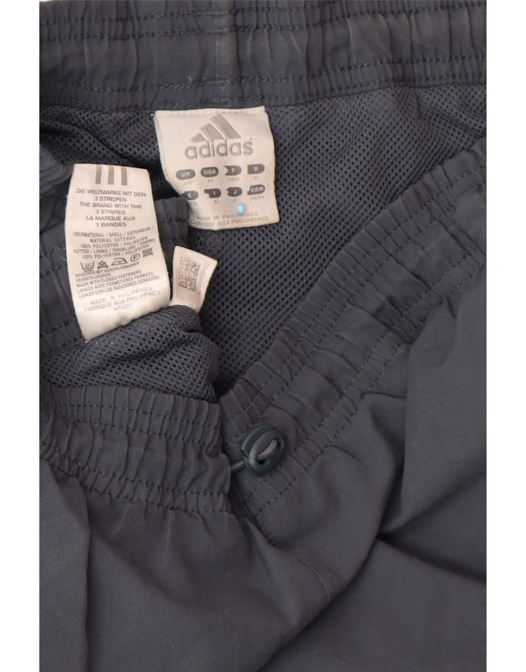 ADIDAS Hombre Chándal Pantalones Joggers Grande Azul Marino Poliéster