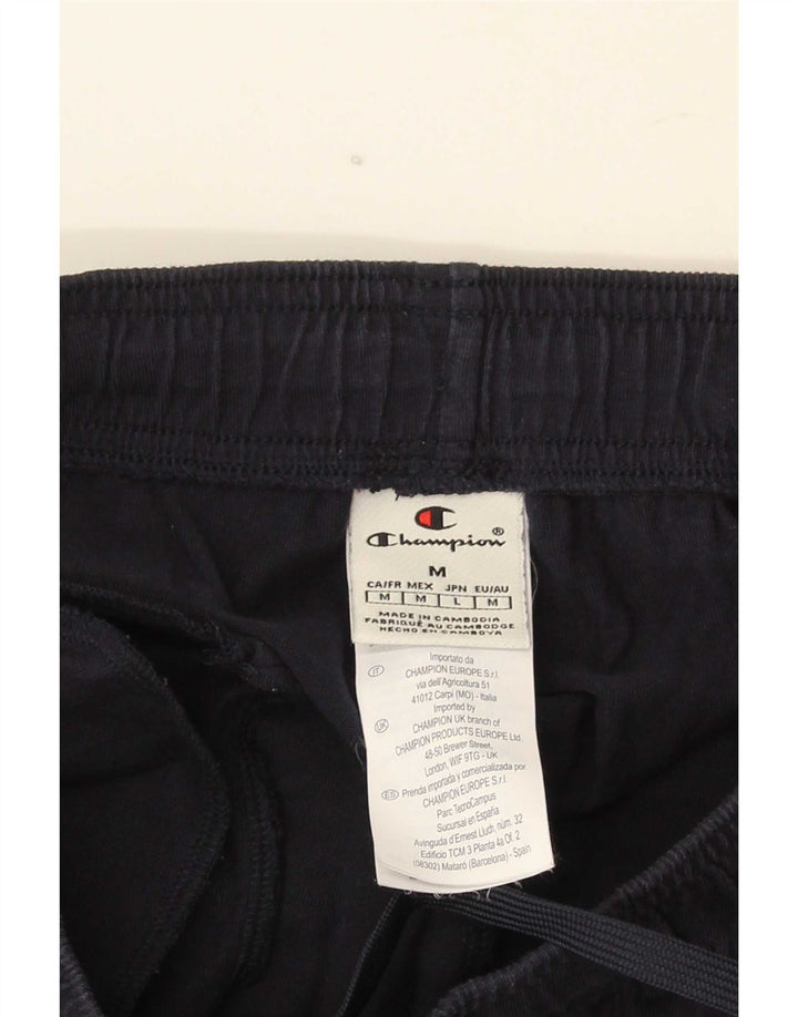 Champion Pantalones De Chándal Para Hombre Algodón Azul Marino Mediano