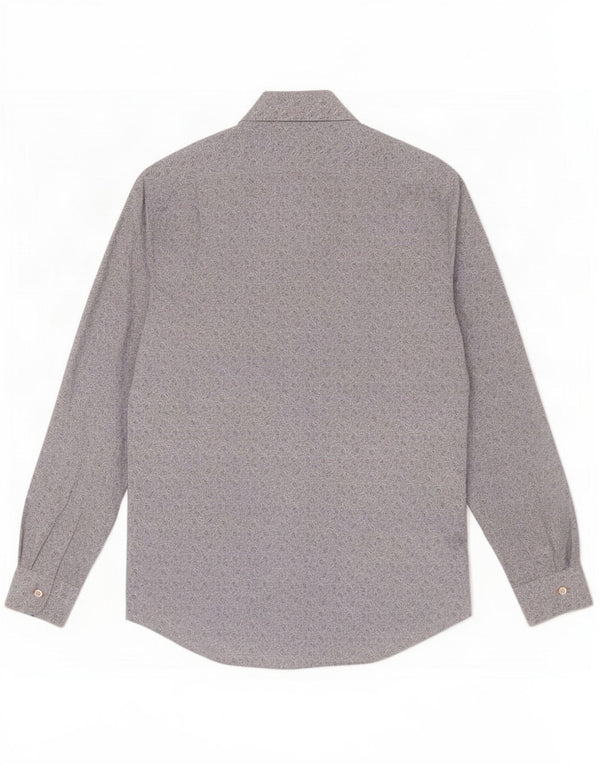Paul Smith Camisa para hombre Talla 15.5 Algodón Paisley azul mediano