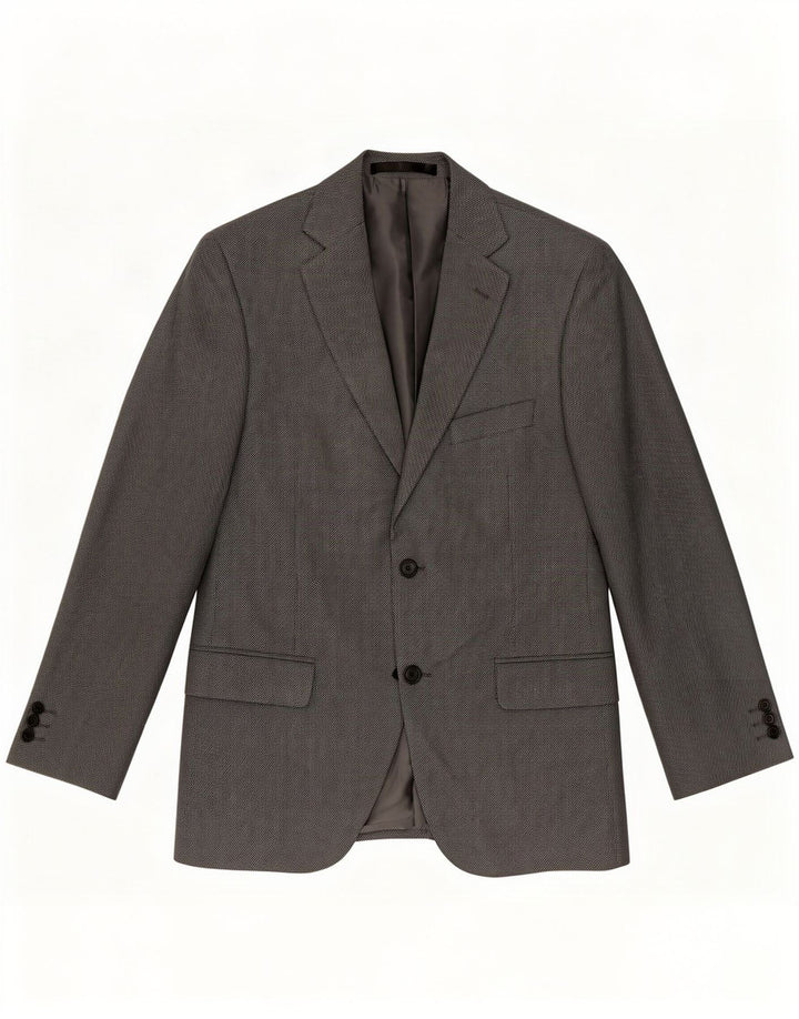 Marks & Spencer Chaqueta tipo blazer de 2 botones para hombre UK 40 Poliéster gris medio