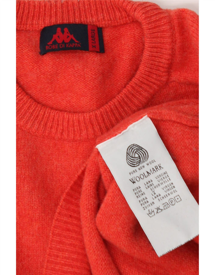 Kappa Jersey De Cuello Redondo Hombre XL Lana Roja