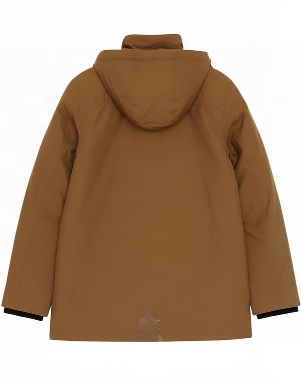 Woolrich Parka con capucha para hombre UK 44 2XL Marrón