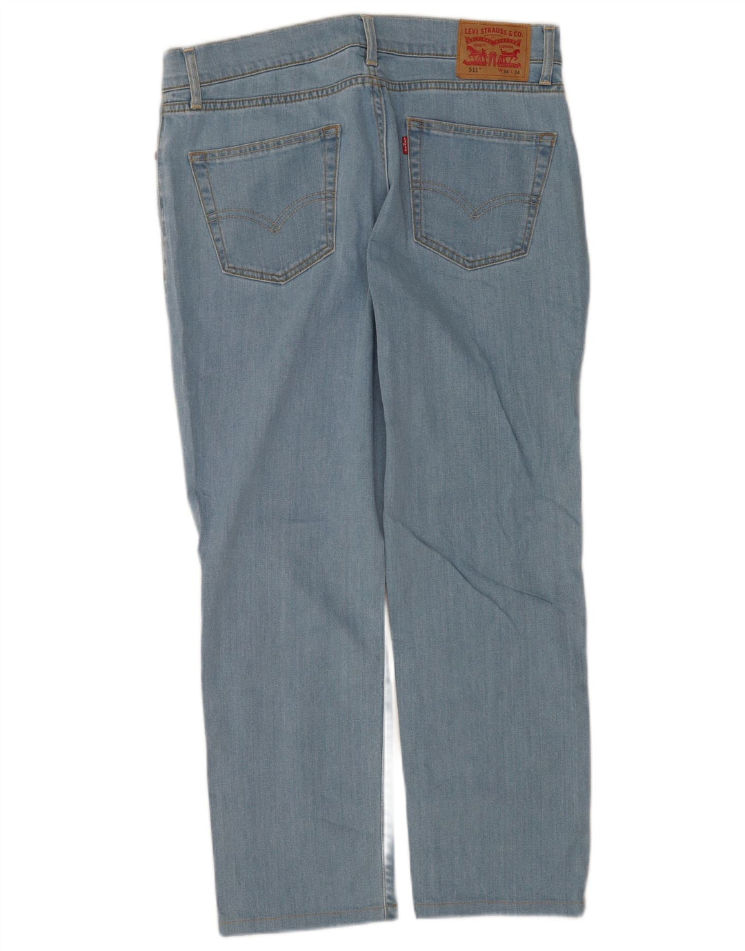 Levi's Mujer 511 Slim Jeans W34 L27 Algodón Azul
