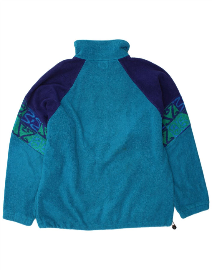 SALEWA Hombre Polartec Zip Neck Fleece Jumper XL Azul Colorblock Poliéster