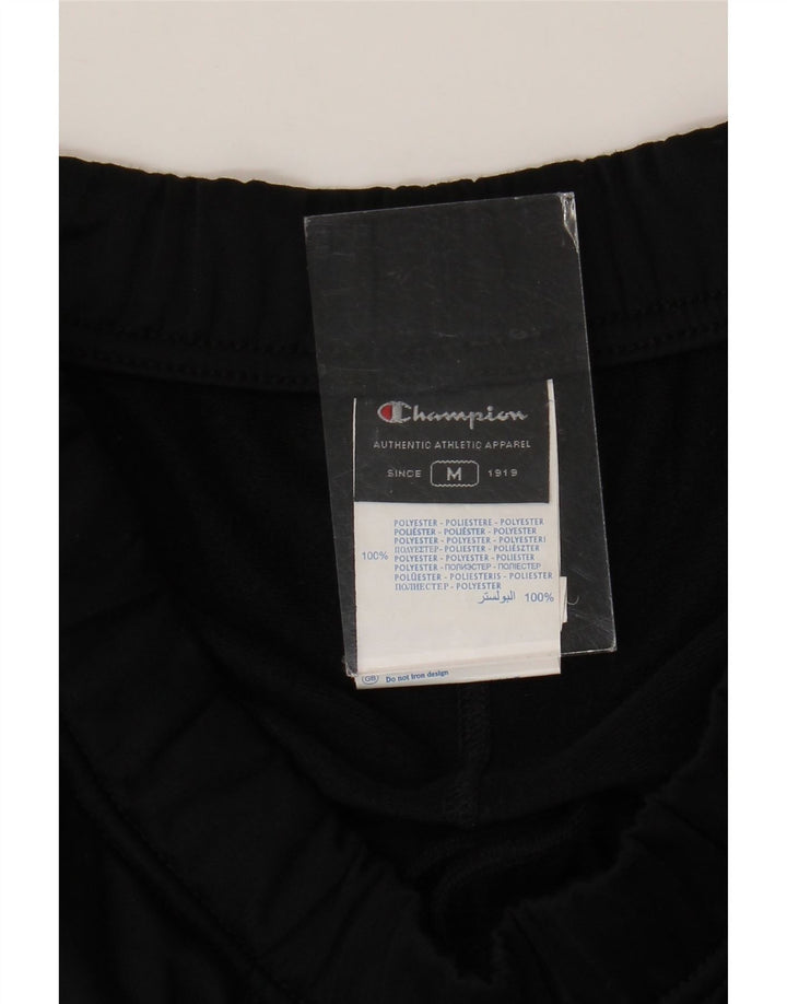 Champion Pantalones De Chándal Para Hombre Poliéster Negro Mediano