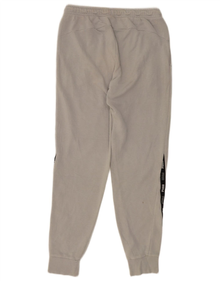 PUMA Pantalones de chándal con estampado gráfico Joggers gris medio color block