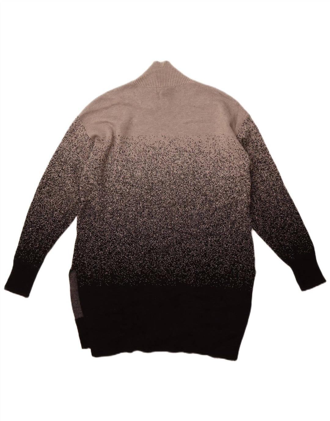 Marks & Spencer Jersey con Cuello Alto para Mujer UK 10 Small Grey Moteado