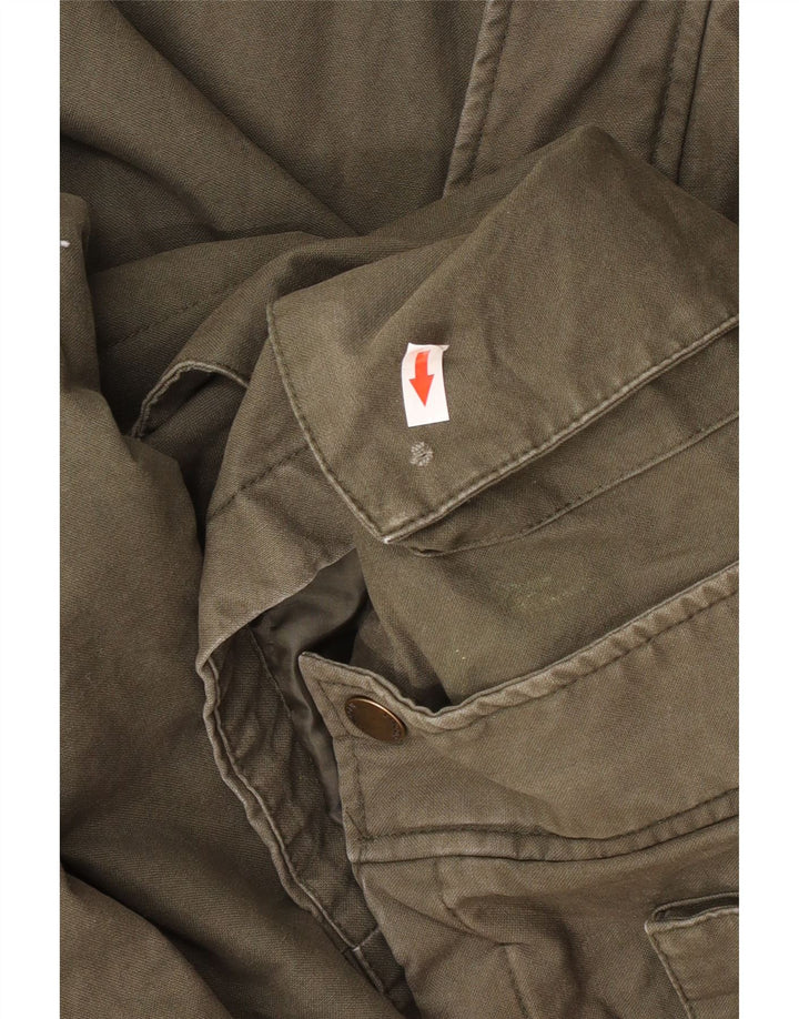 Lincoln Chaqueta utilitaria para hombre Reino Unido 40 Grande Algodón caqui