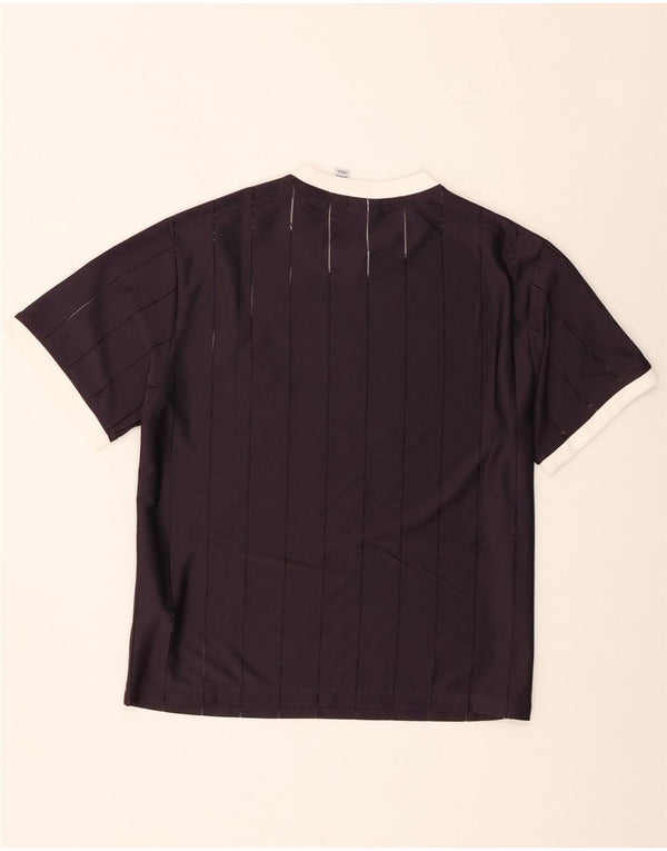 Adidas Camiseta Mujer Top UK 40/40 Mediano Púrpura Rayas Poliéster