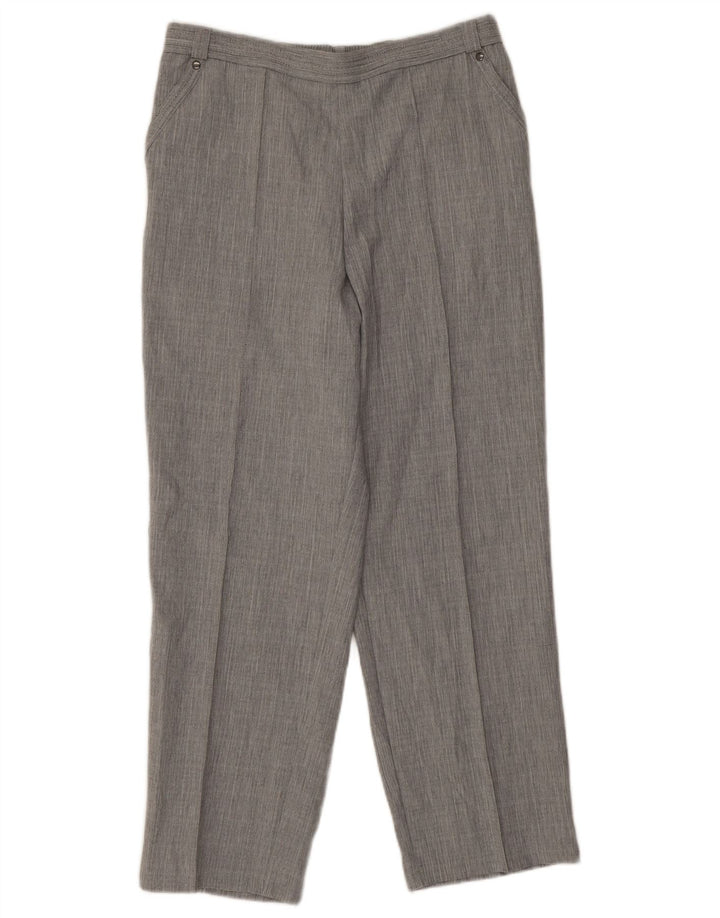 Marks & Spencer Pantalones cortos casuales para mujer UK 12 Medium W30 L27 Gris