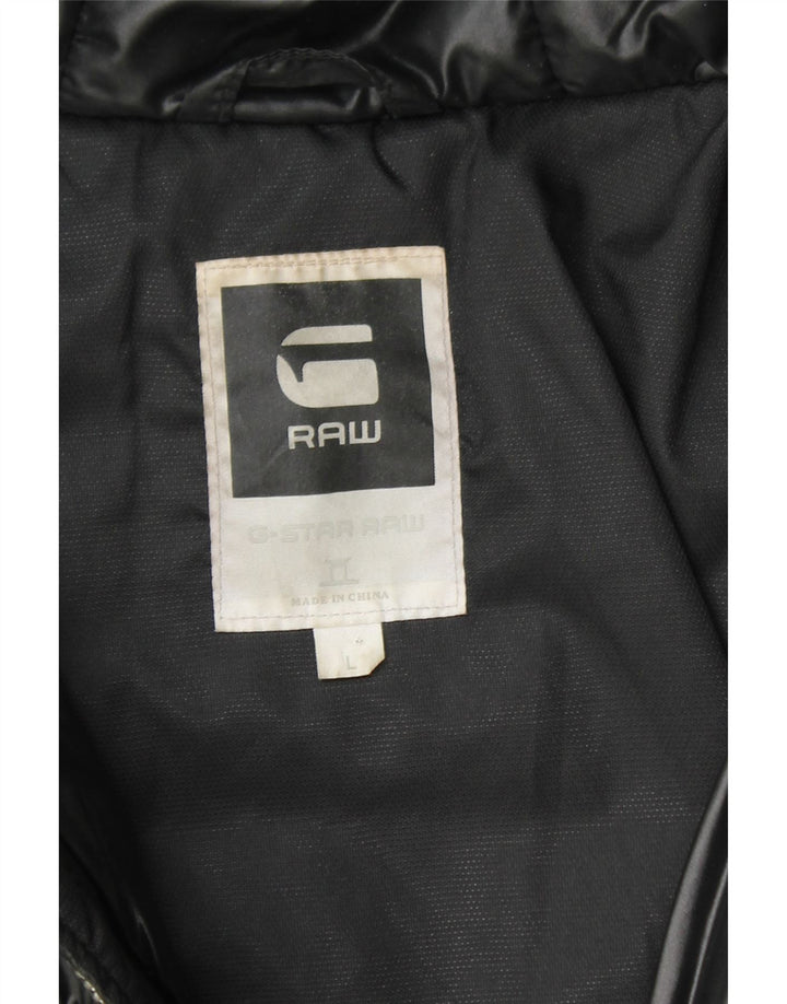 G-STAR Chaqueta acolchada con capucha para mujer UK 46 Large Poliamida negra