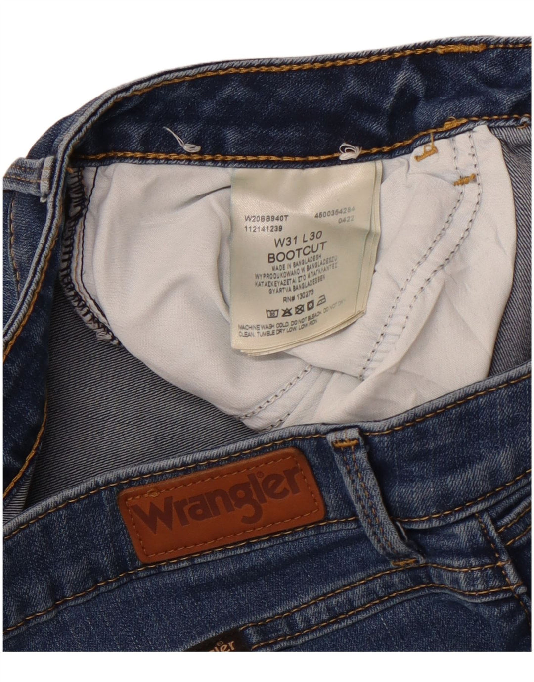 Vaqueros Bootcut para mujer WRANGLER W31 L30 Algodón azul
