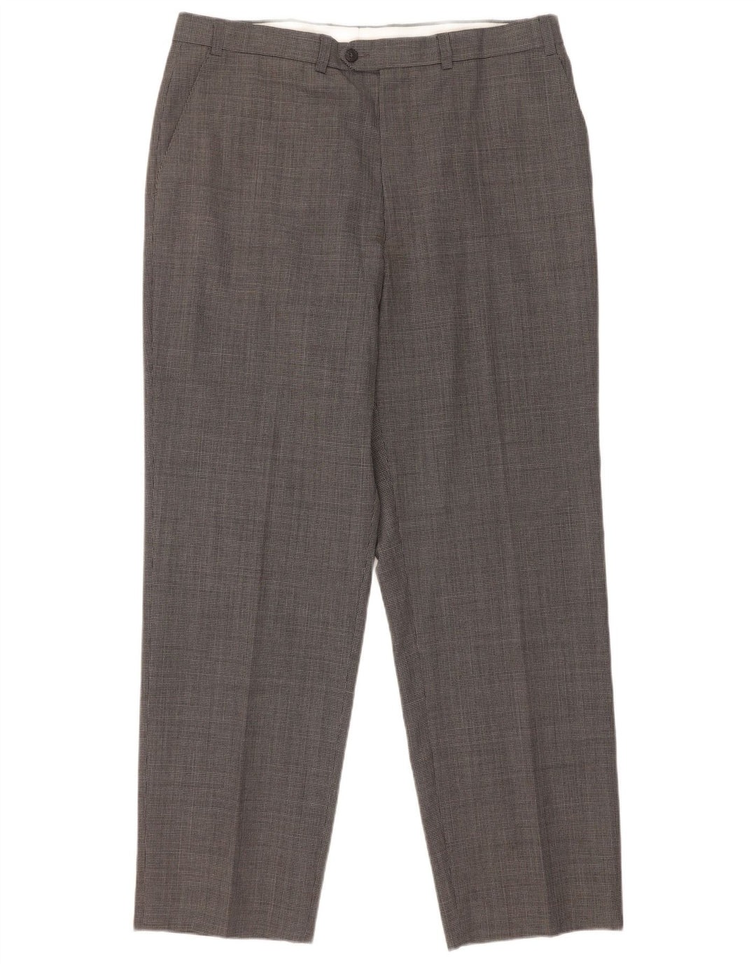 Marks & Spencer Pantalones de traje St. Michael para hombre W36 L31 gris pata de gallo