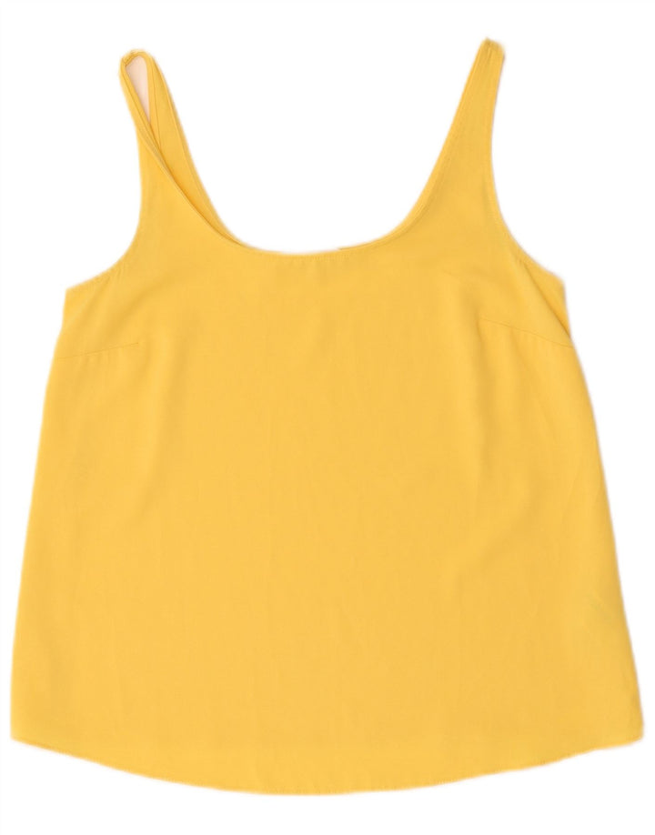 PRIMARK Top de tirantes para mujer UK 8 Small Poliéster amarillo