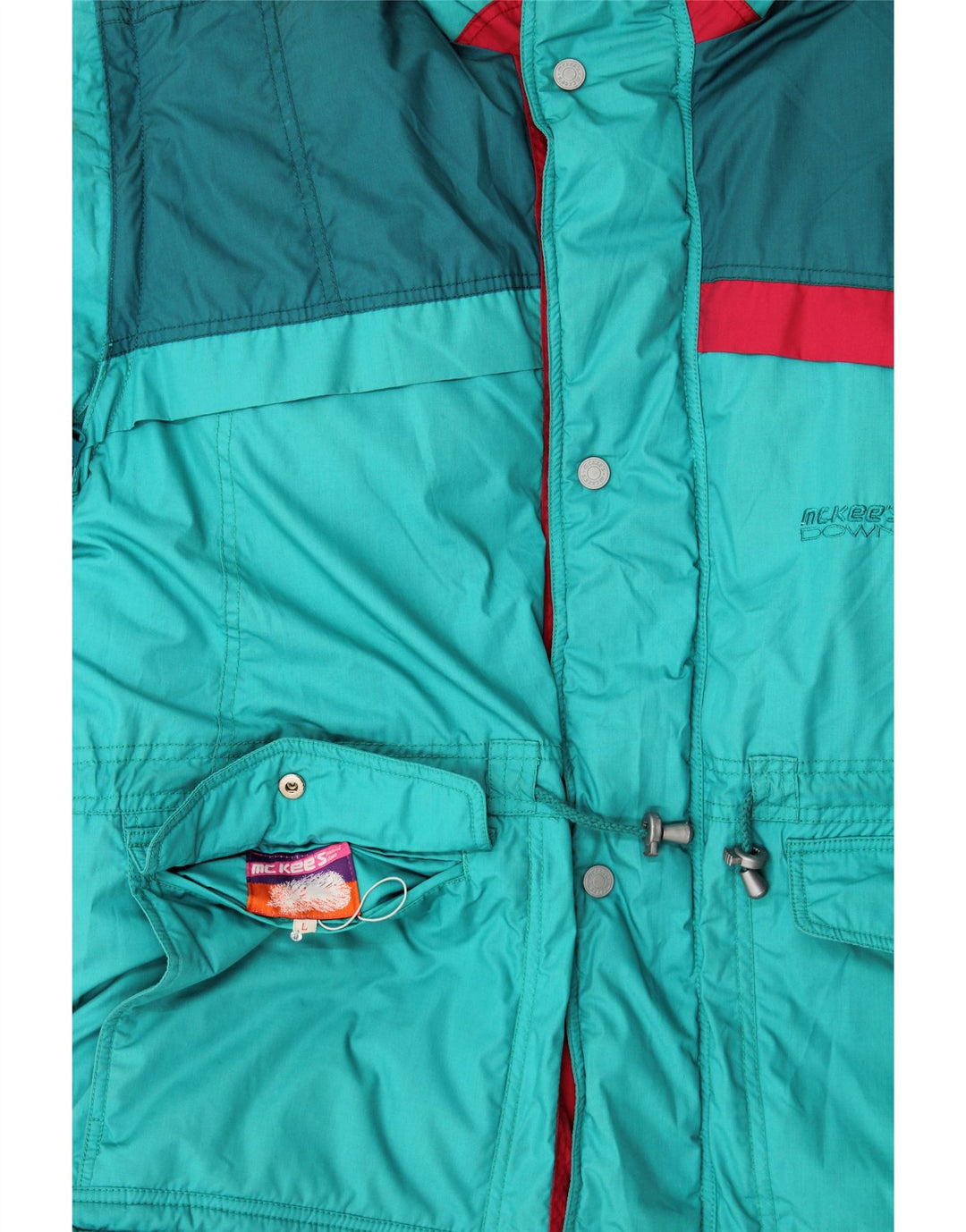 MC KEES Mens Reversible Padded Jacket UK 40 Large Blue Polyester Vintage Mc Kees and Second-Hand Mc Kees from Messina Hembry 