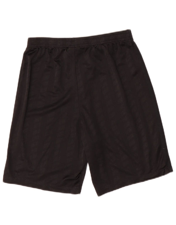 Nike Dri Fit - Pantalones cortos deportivos para hombre (poliéster a rayas), color negro