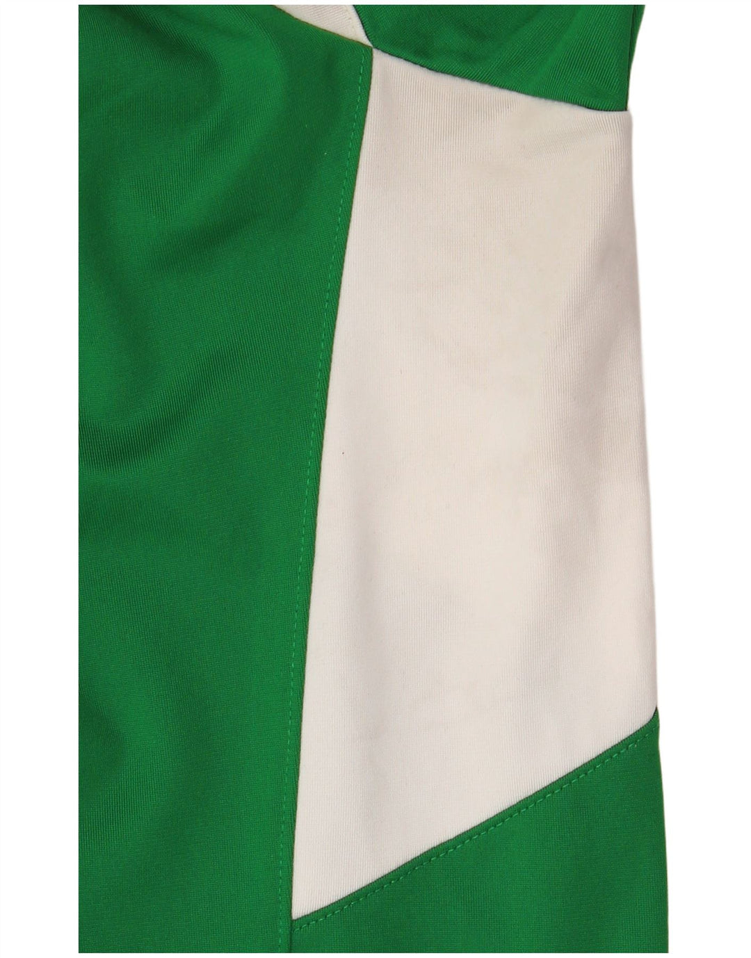 NIKE Hombre Dri Fit Top Manga Larga XL Poliéster Color Block Verde